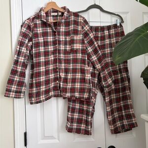 Petite Medium L.L. Bean Plaid Pajamas